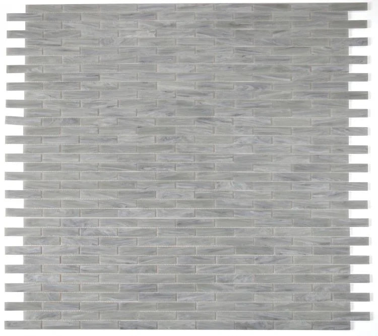 Hot Soft Grey 1x1 Glass Mosaic