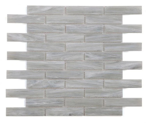 Hot Soft Grey 1x1 Glass Mosaic