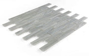 Hot Soft Grey 1x1 Glass Mosaic