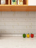 Hulu Calacatta 11.25x12 Band Matte Porcelain Mosaic