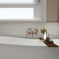 Hulu Calacatta 2x2 Hexagon Matte Porcelain Mosaic