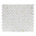 Hulu Calacatta 2x2 Hexagon Matte Porcelain Mosaic