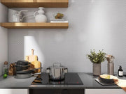 Hulu City Grey 1x1 Penny Round Matte Porcelain Mosaic