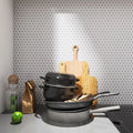 Hulu City Grey 1x1 Penny Round Matte Porcelain Mosaic