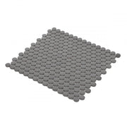 Hulu Dark Grey 1x1 Penny Round Matte Porcelain Mosaic