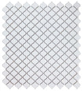 Hulu Fancy White 10.75x11.25 Mosaic