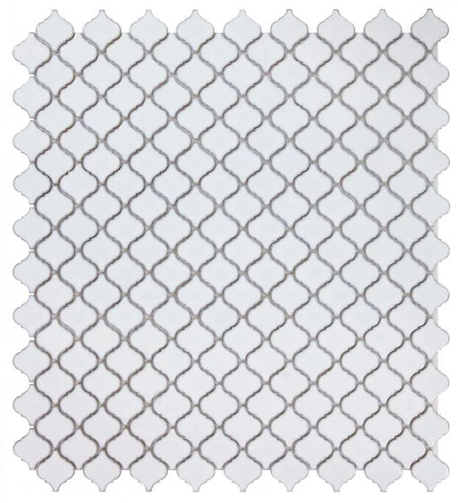 Hulu Fancy White 10.75x11.25 Mosaic