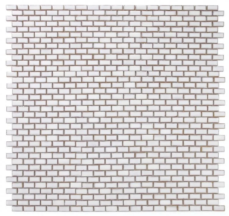 Hulu Fancy White 1x3 Brick Porcelain Mosaic