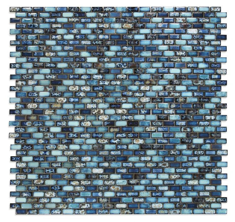 Hulu Lake 1x2 Brick Porcelain Mosaic