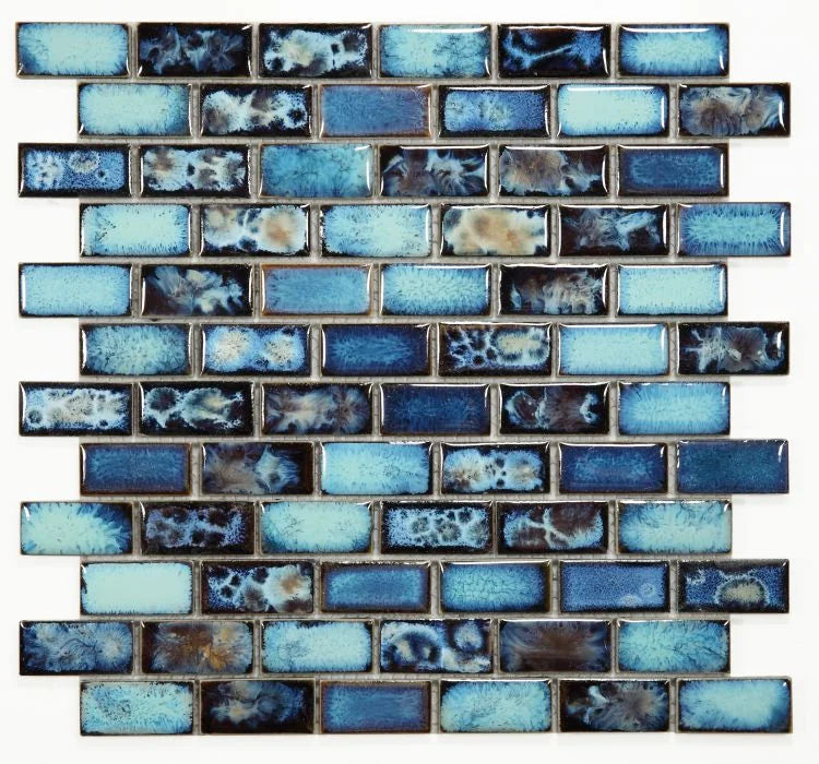 Hulu Lake 1x2 Brick Porcelain Mosaic