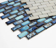 Hulu Lake 1x2 Brick Porcelain Mosaic