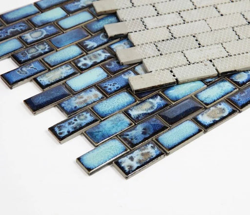 Hulu Lake 1x2 Brick Porcelain Mosaic