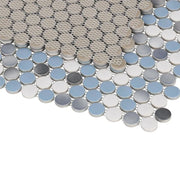 Hulu Sky Penny Round Porcelain Mosaic