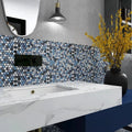 Hulu Sky Penny Round Porcelain Mosaic