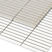 Hulu Snow 1x2 Band Matte Porcelain Mosaic