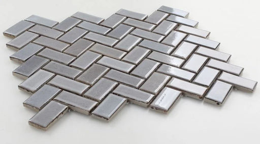 Hulu Tango Grey 9.5x11 Porcelain Mosaic