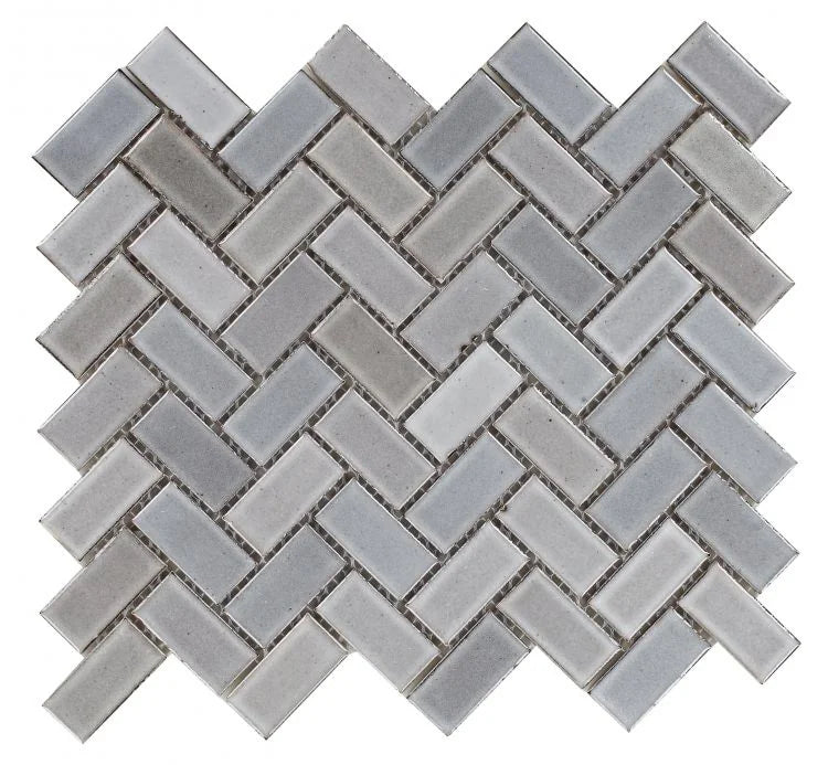 Hulu Tango Grey 9.5x11 Porcelain Mosaic