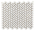 Hulu Tango White 11.25x12.75 Porcelain Mosaic