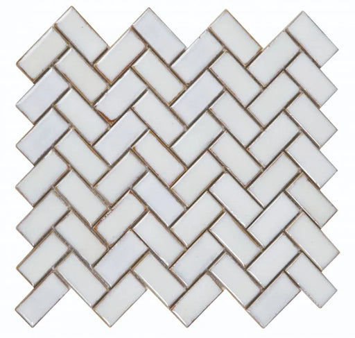 Hulu Tango White Large 9.5x11 Porcelain Mosaic