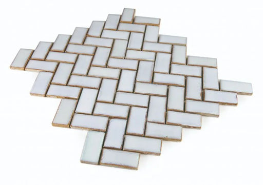 Hulu Tango White Large 9.5x11 Porcelain Mosaic