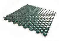 Hulu Turquoise Penny Round Porcelain Mosaic