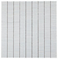 Hulu White 1x2 Band Porcelain Mosaic