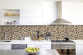 Ibiza Blend 1x1 Misc. 0.31 Inch Glass Stone Blend Mosaic Tile