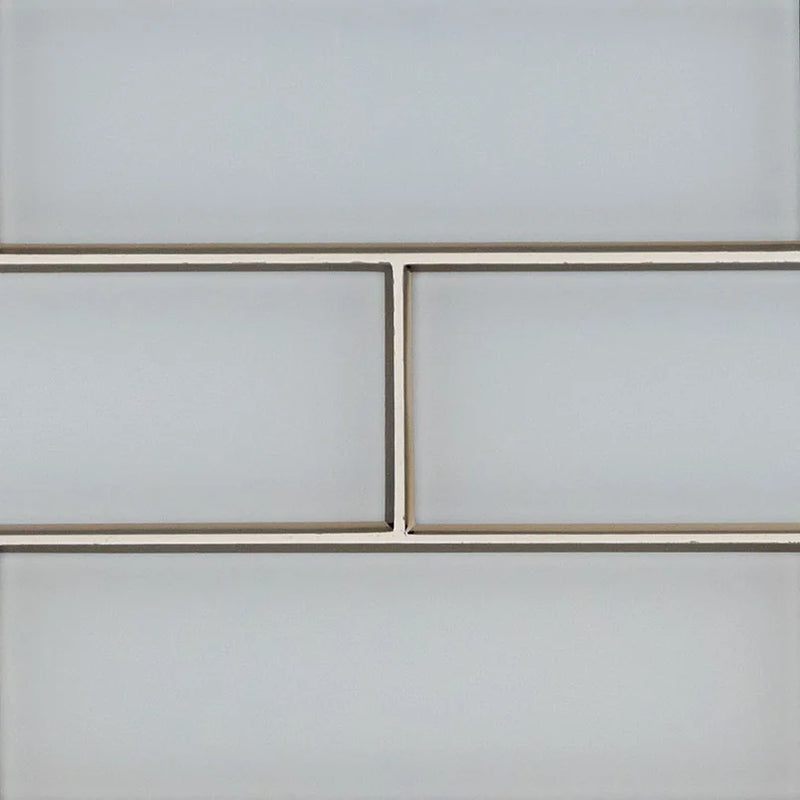 Ice Bevel 4x12 Misc. 0.31 Inch Glass Tile