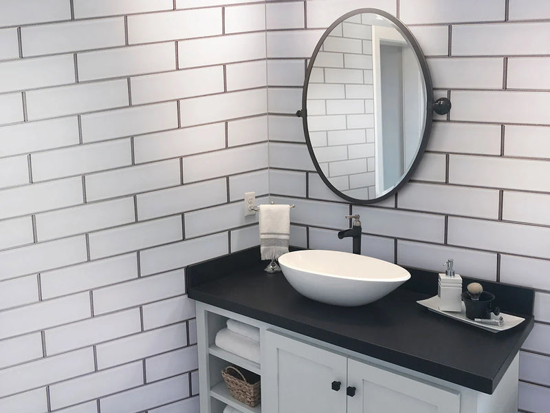 Ice Bevel 4x12 Misc. 0.31 Inch Glass Tile