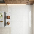 Iceberg 24x24x1/2 Polished Marble Tile — Kitchen floor