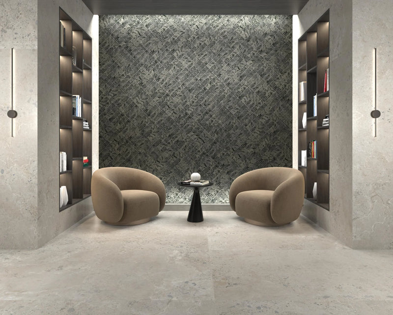 Iceberg Black 2.5x8.8 Porcelain Tile