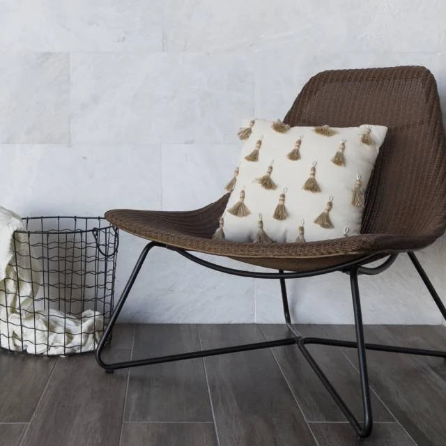 Iceberg White 12x24 Brushed Marble Tile