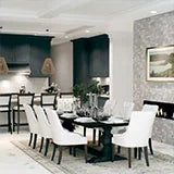 Iceland Gray 6x24 Panel Splitface Travertine Ledger Stone