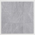 Icelandic Blue Sky 12x12 Sandblasted Marble Paver close-up