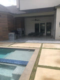 Icelandic Blue Sky 12x24 Sandblasted & Brushed Marble Paver