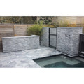 Icelandic Blue Sky 12x12 Sandblasted Marble Paver