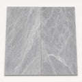 Icelandic Blue Sky 12x24x2 Sandblasted Marble Paver close-up
