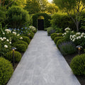 Icelandic Blue Sky 12x24x2 Sandblasted Marble Paver — Garden path