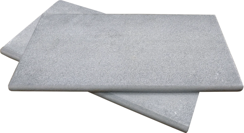 Icelandic Blue Sky 12x24x2 Tumbled Marble Single Bullnose Pool Coping