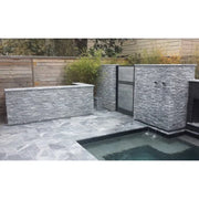 Icelandic Blue Sky 16x24 Sandblasted & Brushed Marble Paver