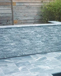 Icelandic Blue Sky 7x19.75 Split-Face Marble Ledger Stone