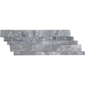 Icelandic Blue Sky 2x4 Split-Face Marble Mosaic Tile