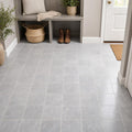 Icelandic Blue Sky 6x6 Tumbled Marble Tile — Mudroom floor