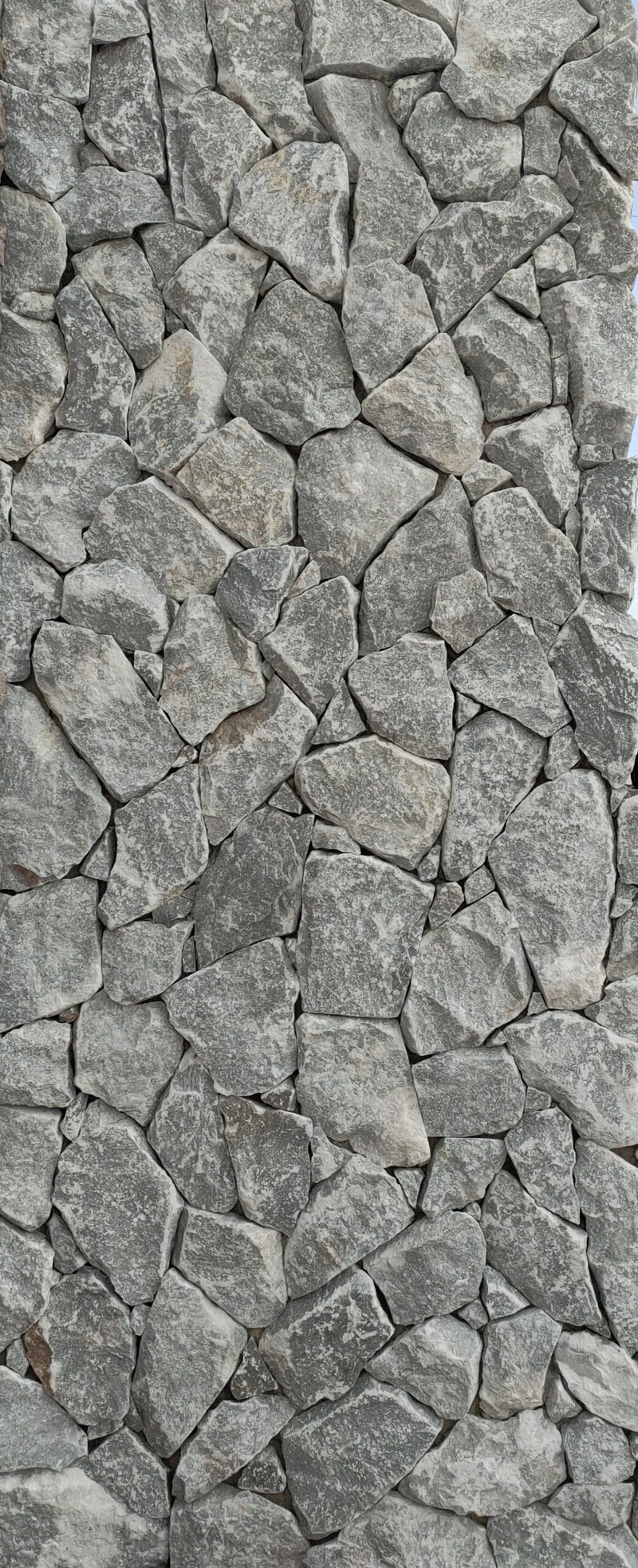 Icelandic Blue Sky Irregular Marble Veneer Trim