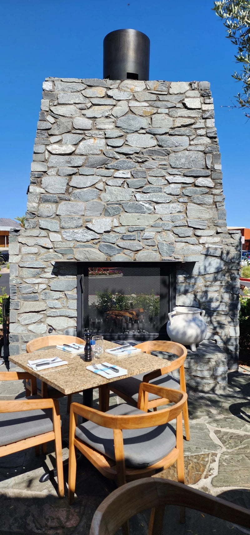 Icelandic Blue Sky Irregular Marble Veneer Trim