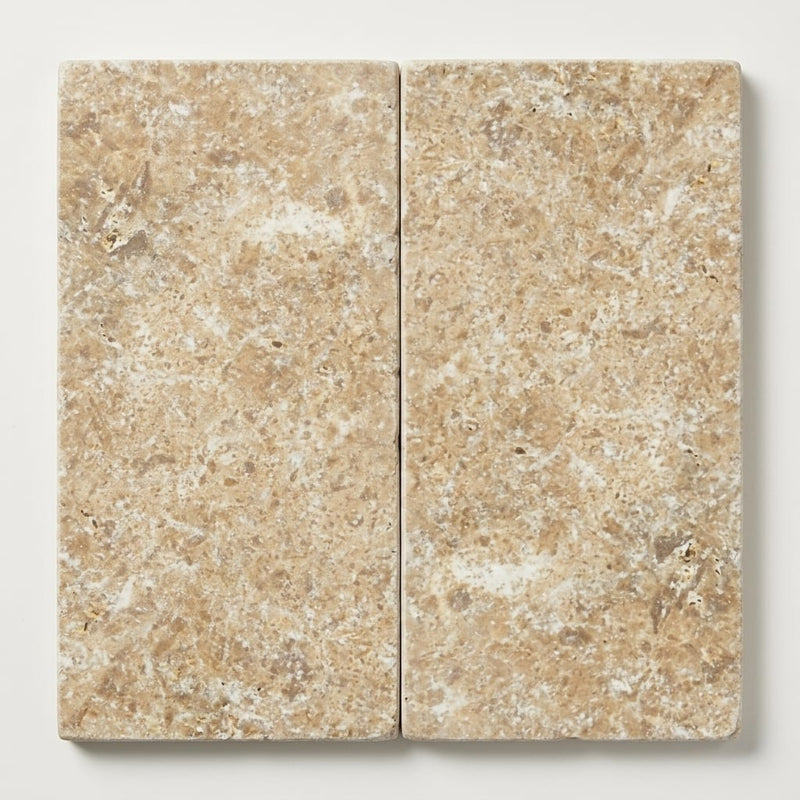 Icelandic Blue Sky Marble Paver 12x24 Tumbled 1.25 inch close-up