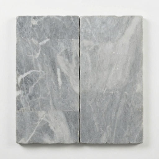 Icelandic Blue Sky Marble Paver 12x24 Tumbled 2 inch close-up