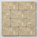 Blue Sky Marble Paver, Icelandic, 6x12 Tumbled, 1.25 in close-up