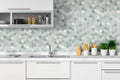 Icelandic Green 2" Hexagon Polished Marble Mosaic Tile