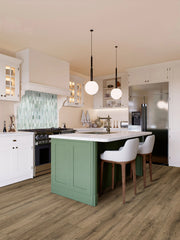 Icelandic Green Picket Polished Marble Mosaic Tile